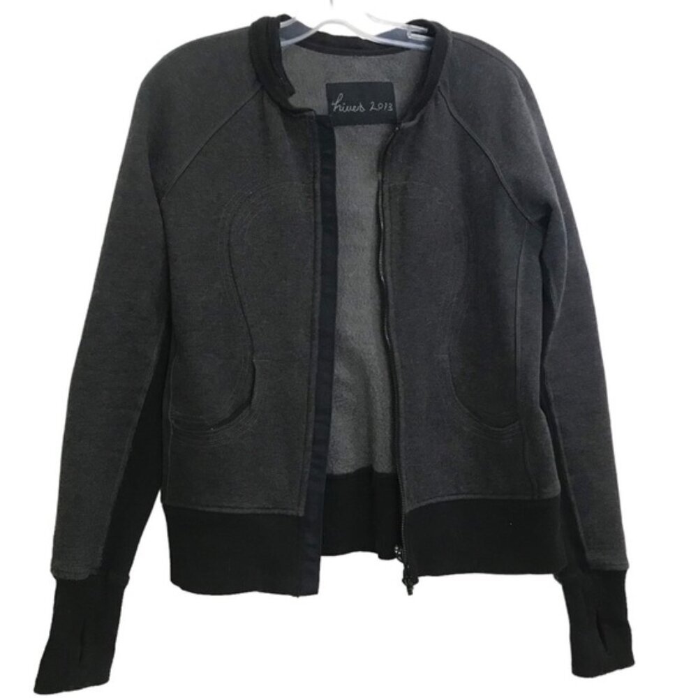 LULULEMON Hiver Scuba Cotton Fleece Zip Up Jacket Sweatshirt Special Edition